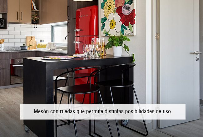 Santos Dumont, Etapa B - Espacialidad - Mesón