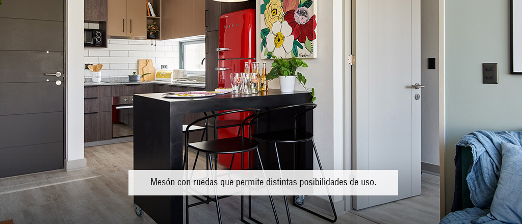 Santos Dumont, Etapa B - Espacialidad - Mesón