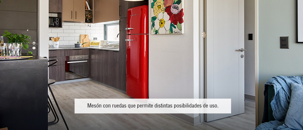 Santos Dumont, Etapa B - Espacialidad - Mesón