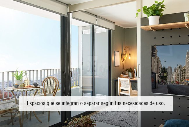 Santos Dumont, Etapa B - Espacialidad - Puerta Corredera