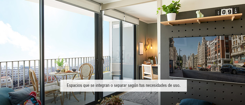 Santos Dumont, Etapa B - Espacialidad - Puerta Corredera