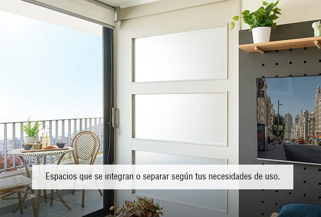 Santos Dumont, Etapa B - Espacialidad - Puerta Corredera