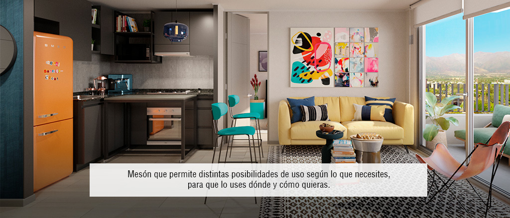 Rupanco 120 - Interiorismo - Mesón