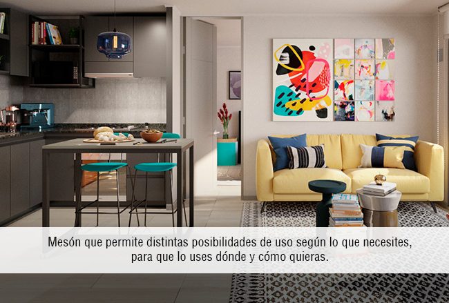 Rupanco 120 - Interiorismo - Mesón