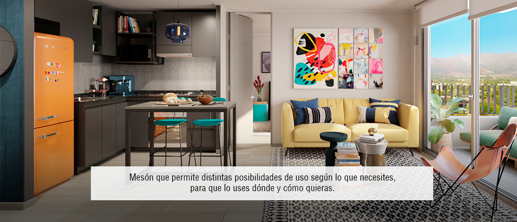 Rupanco 120 - Interiorismo - Mesón